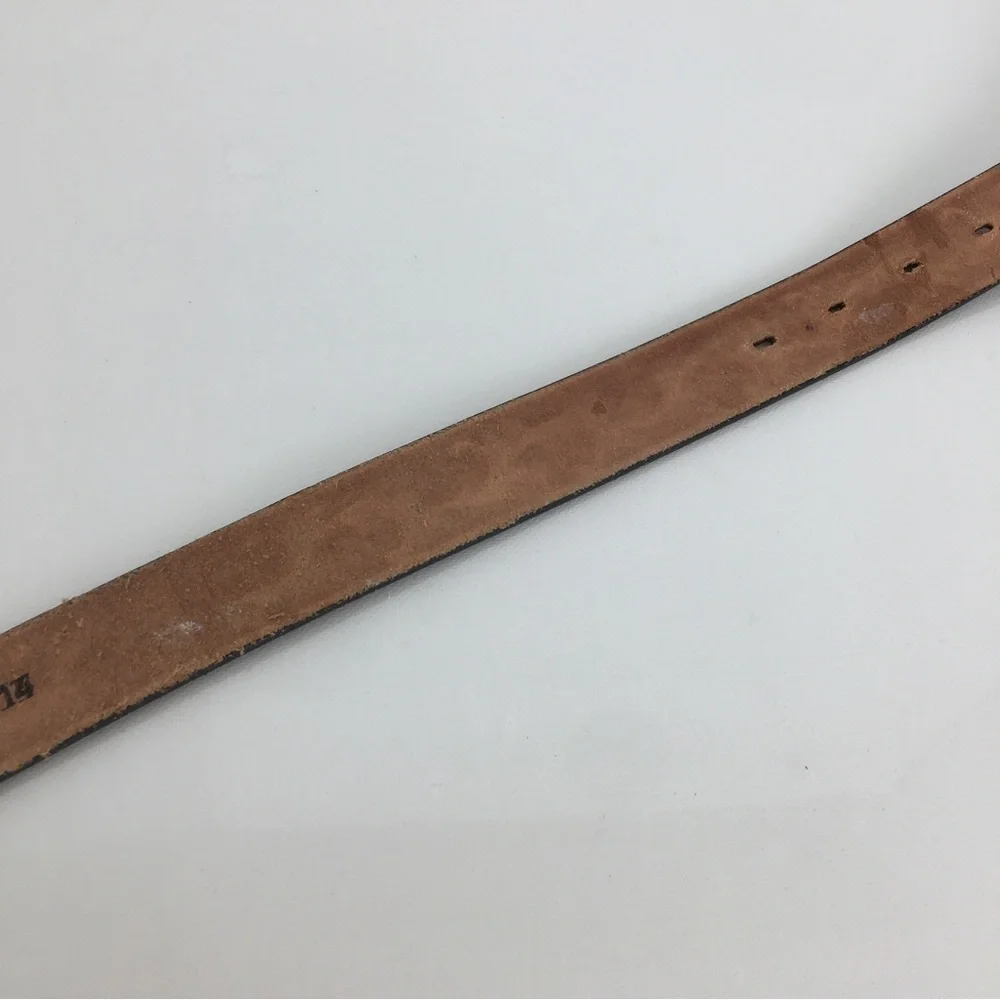 Tony Lama Western Tooled Top Grain Leather Belt Brown Unisex Size 24 Cowboy Belt